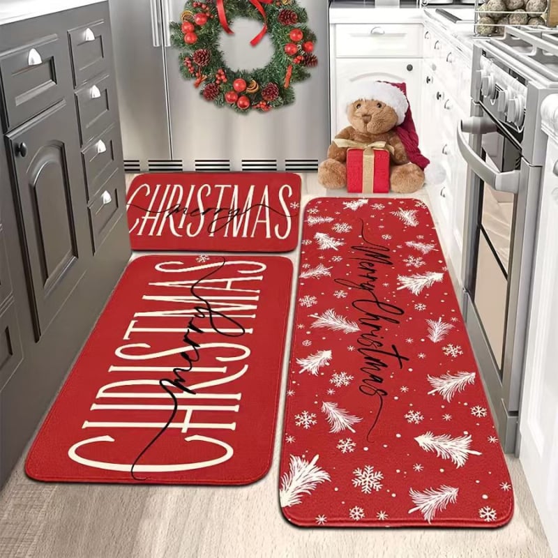 Кухненска подложка за пода — абсорбираща масло, квадратна, абстрактен принт, полиестер, персонализираема