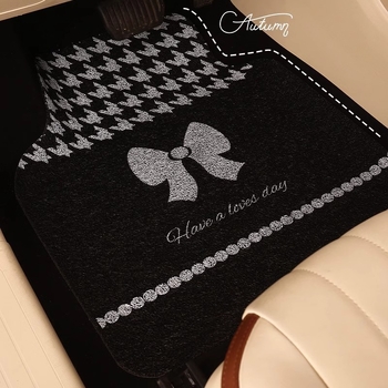 Комплект от три автомобилни стелки с карикатурен дизайн, материал: silk circle, миещи се, стил: карикатура