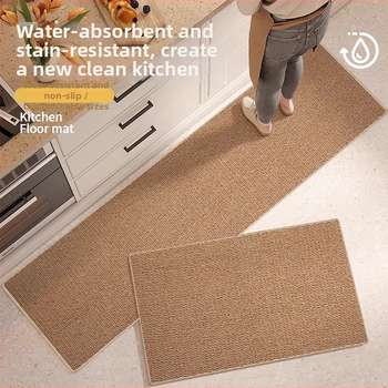 Кухненска подложка от ананасови пръстени, попива вода, мазнини и мръсотия, противохлъзгащо дъно TPR, миеща се, правоъгълна