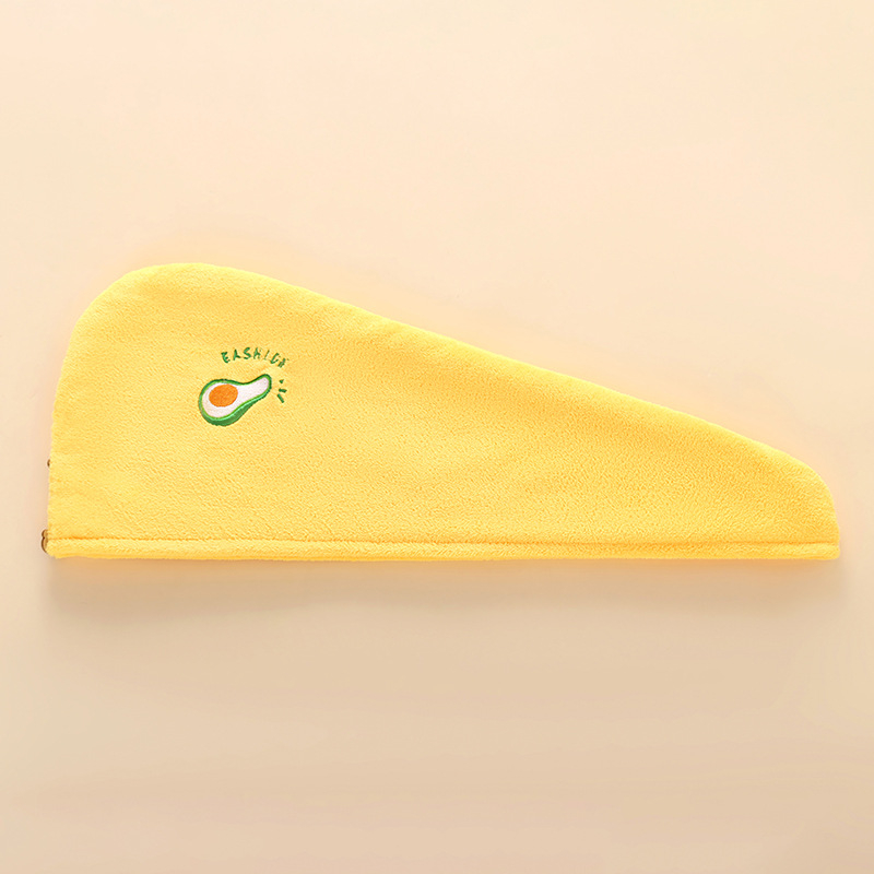 Izšivena kapa za sušenje kose od koralne fleksi, debela, upija, brzo suši; 150D ravno tkanje, 50-79 g