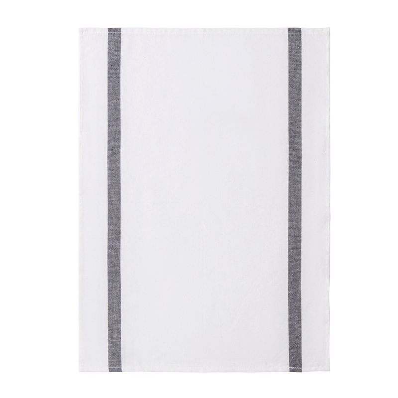 Čajna krpa, 100% pamuk, apsorpcija 5–10 s, težina 60 g, core yarn tehnologija, plain weave