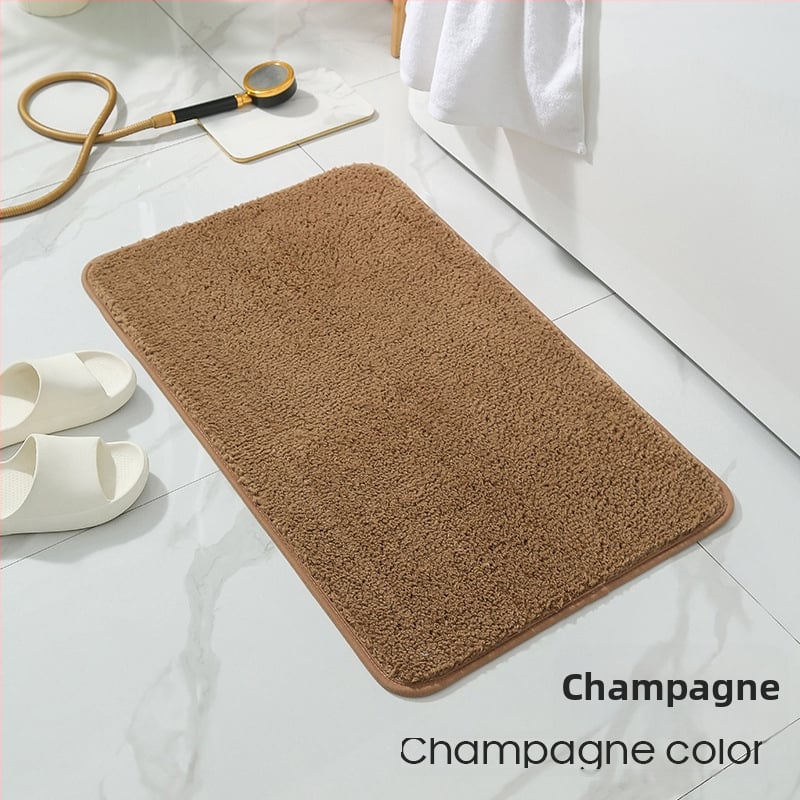 Неслизваща се абсорбираща плюшена подложка за пода, правоъгълна, полиестер, височина на влакното 1,5 см, тегло 1200 г