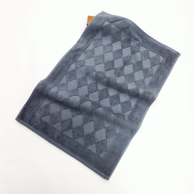 Kokvilnas vannas istabas paklājs uz grīdas, pretslīdēšanas, absorbējošs, biezināts, viesnīcām un viesu mājām