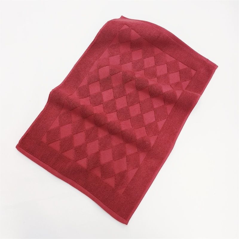 Kokvilnas vannas istabas paklājs uz grīdas, pretslīdēšanas, absorbējošs, biezināts, viesnīcām un viesu mājām