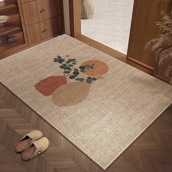 Мат за входна врата - ТПЕ, машинно тъкана, квадратен, за антре, модерен минималистичен стил