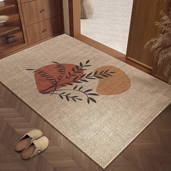 Мат за входна врата - ТПЕ, машинно тъкана, квадратен, за антре, модерен минималистичен стил