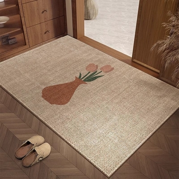 Мат за входна врата - ТПЕ, машинно тъкана, квадратен, за антре, модерен минималистичен стил