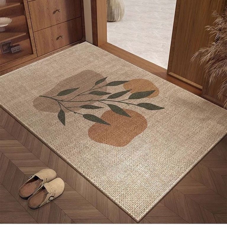 Мат за входна врата - ТПЕ, машинно тъкана, квадратен, за антре, модерен минималистичен стил