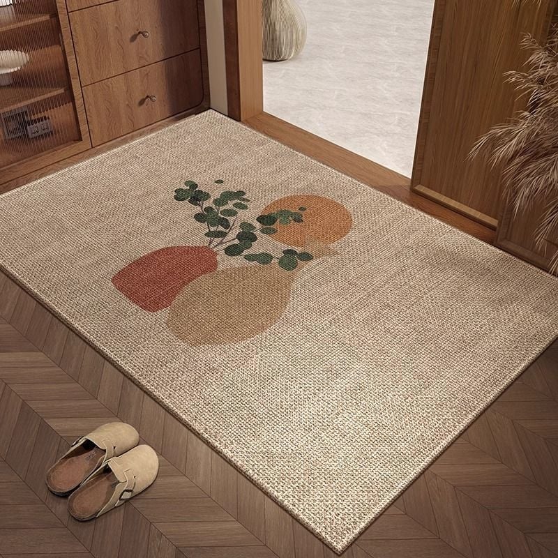 Мат за входна врата - ТПЕ, машинно тъкана, квадратен, за антре, модерен минималистичен стил