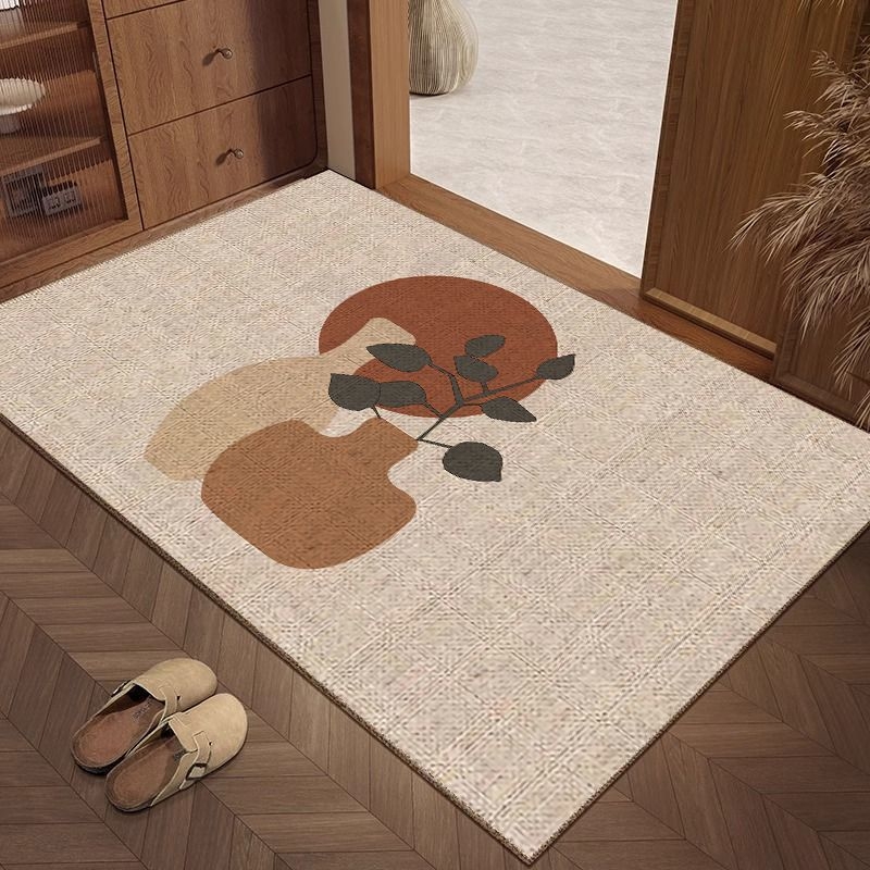 Мат за входна врата - ТПЕ, машинно тъкана, квадратен, за антре, модерен минималистичен стил