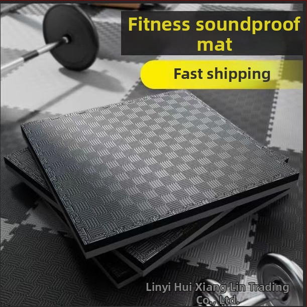 Тренировъчна подложка за фитнес и бойни изкуства — патчворк дизайн, квадратна форма, ивици, балонова пяна, машинно тъкане