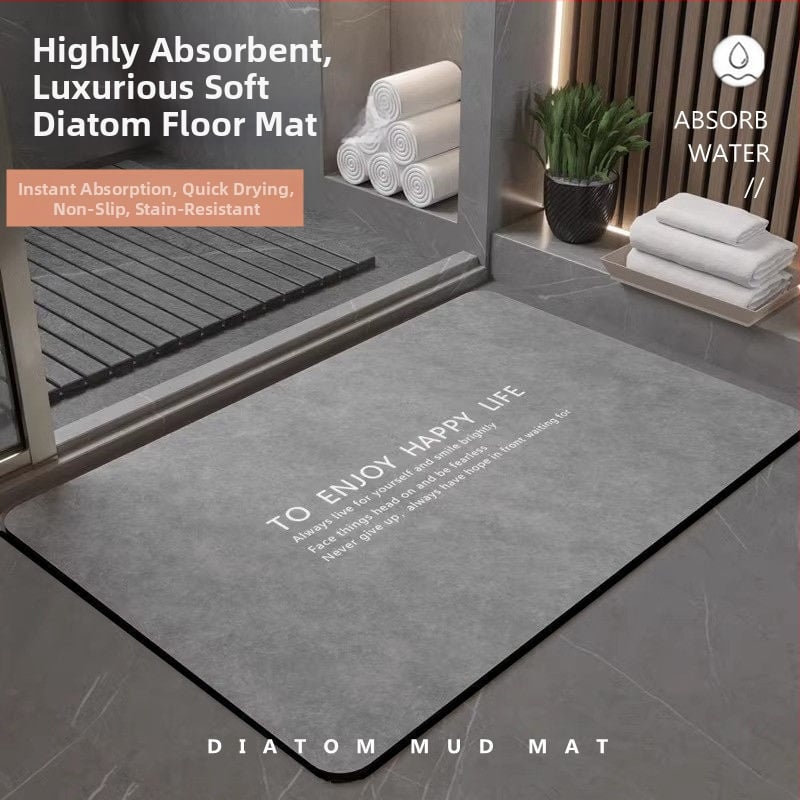 Kupaonska prostirka s diatomskom strukturom – upija podni mat