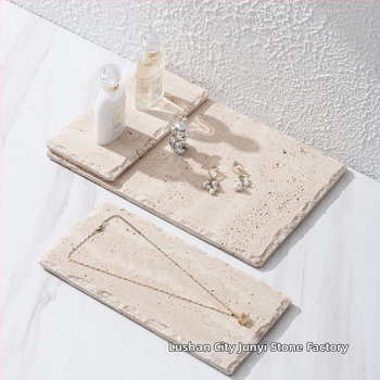 Márványból készült ékszer kiállító tál fülbevalók és parfüm számára, kézzel készített, egyszerű, modern stílus, testre szabható