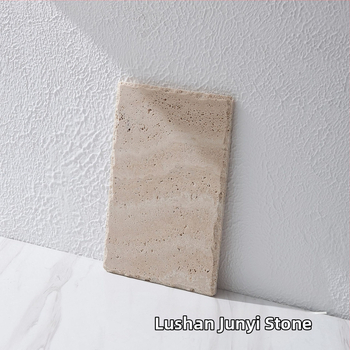 Márványból készült ékszer kiállító tál fülbevalók és parfüm számára, kézzel készített, egyszerű, modern stílus, testre szabható