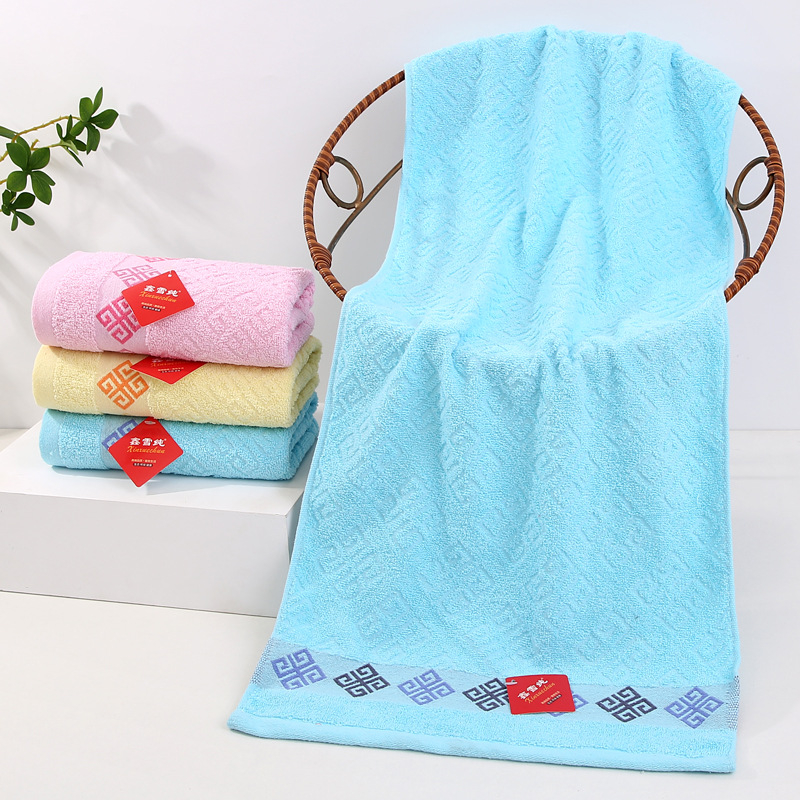 Хавлия за баня жакардова шарка, памук, прежда 14, тегло 140–170 г