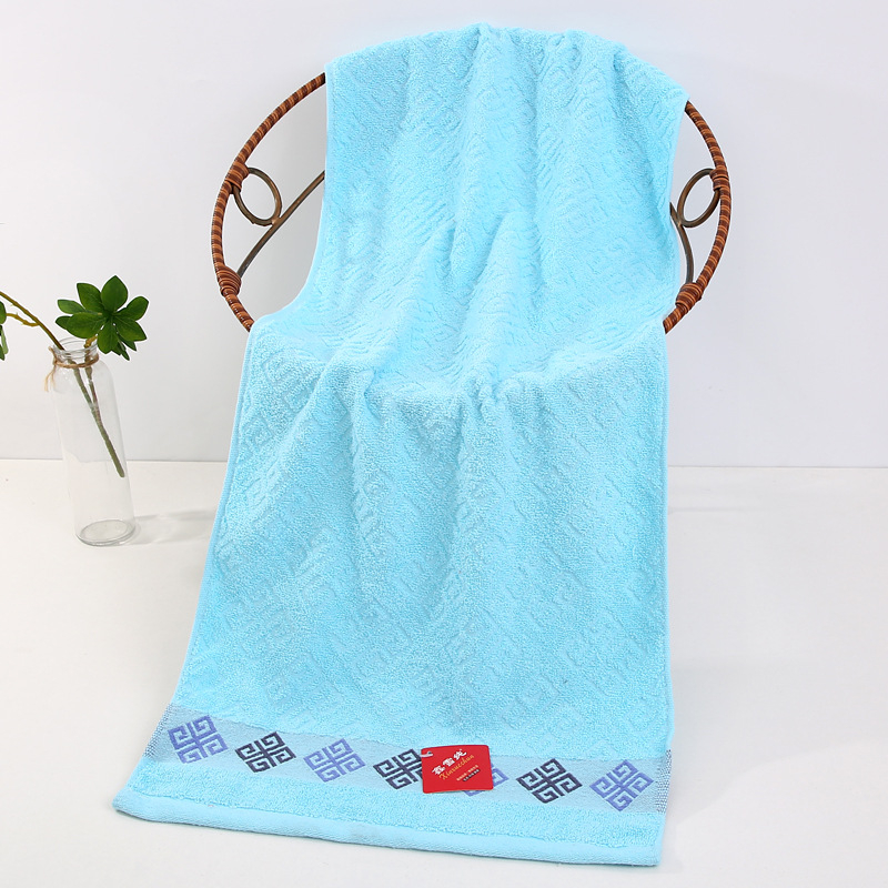 Хавлия за баня жакардова шарка, памук, прежда 14, тегло 140–170 г