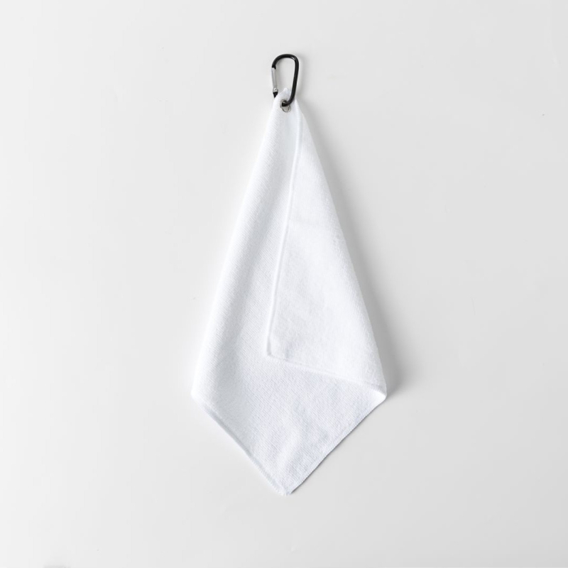 Golf ručnik od mikrovlakana 300gsm, izšivanje i obrub, apsorpcija 0–5 s, moguć tisak logotipa