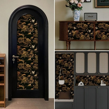 Стенно стикер: ретро-европейски стил, водоустойчив, влагоустойчив, модерна простота (GS(2016)no.4020)