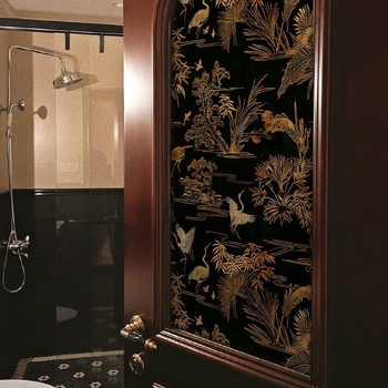 Стенно стикер: ретро-европейски стил, водоустойчив, влагоустойчив, модерна простота (GS(2016)no.4020)