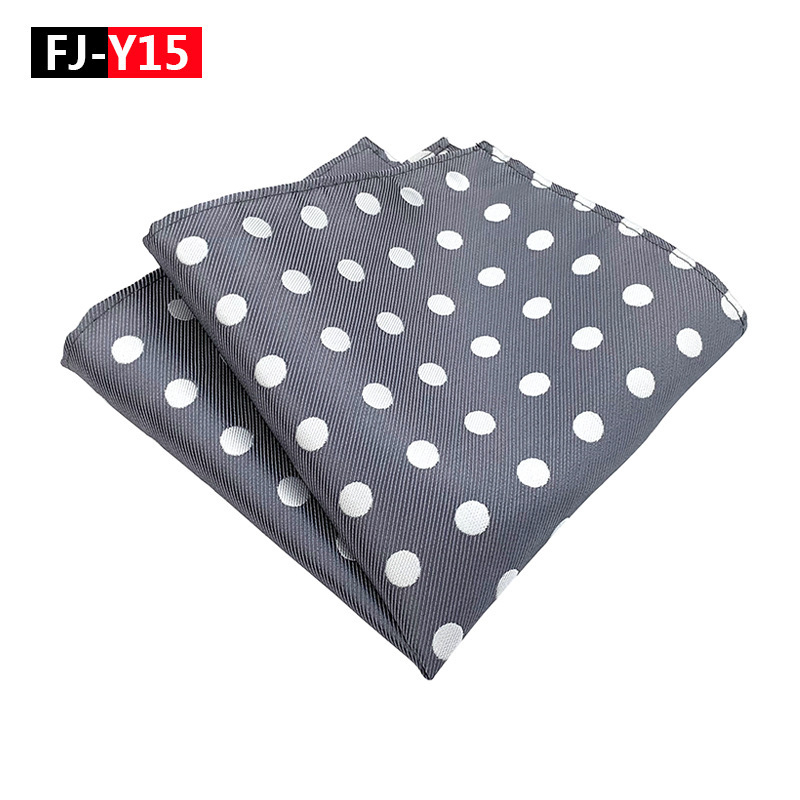 Férfi zsebkendő — poliészter, jacquard, csíkos, estélyi öltözet (Qimulan)