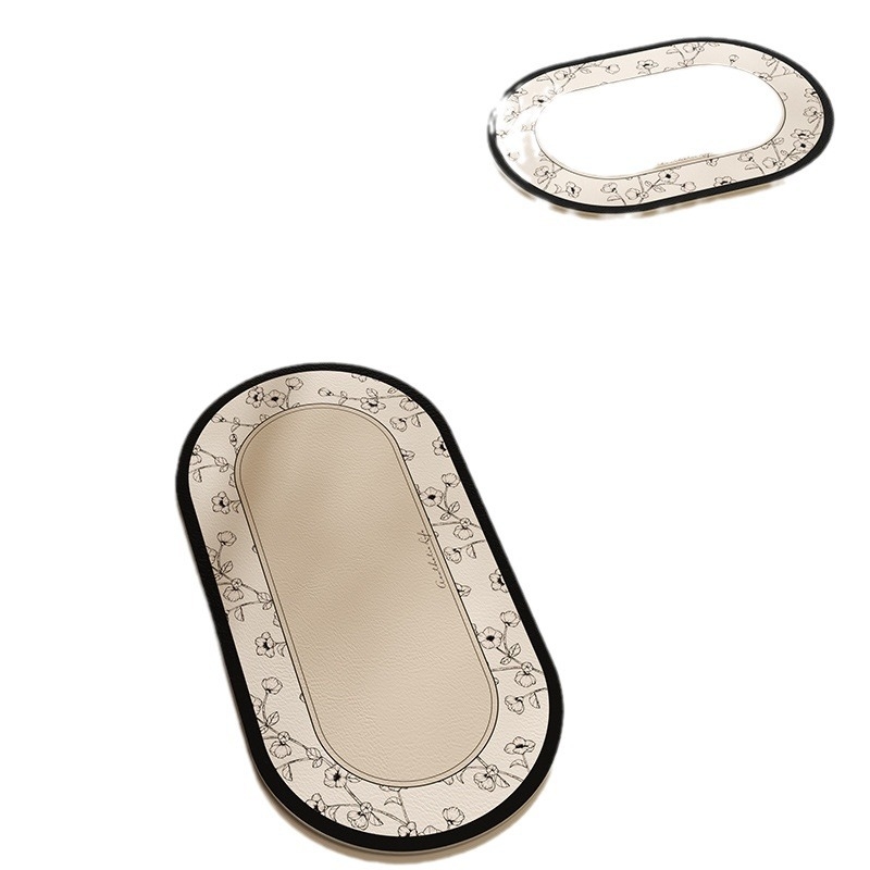 Prostirka za kupaonicu na pod, izvanzemaljski oblik, XPE materijal, uzorak zvjezdano nebo, upijajuća, brzo suši