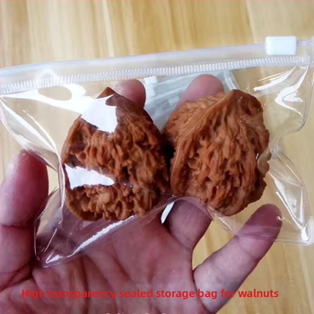 ABS anyagú ékszerdoboz, átlátszó, zárható cipzárral