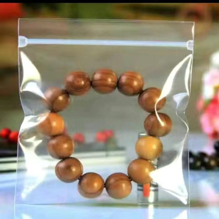 ABS anyagú ékszerdoboz, átlátszó, zárható cipzárral