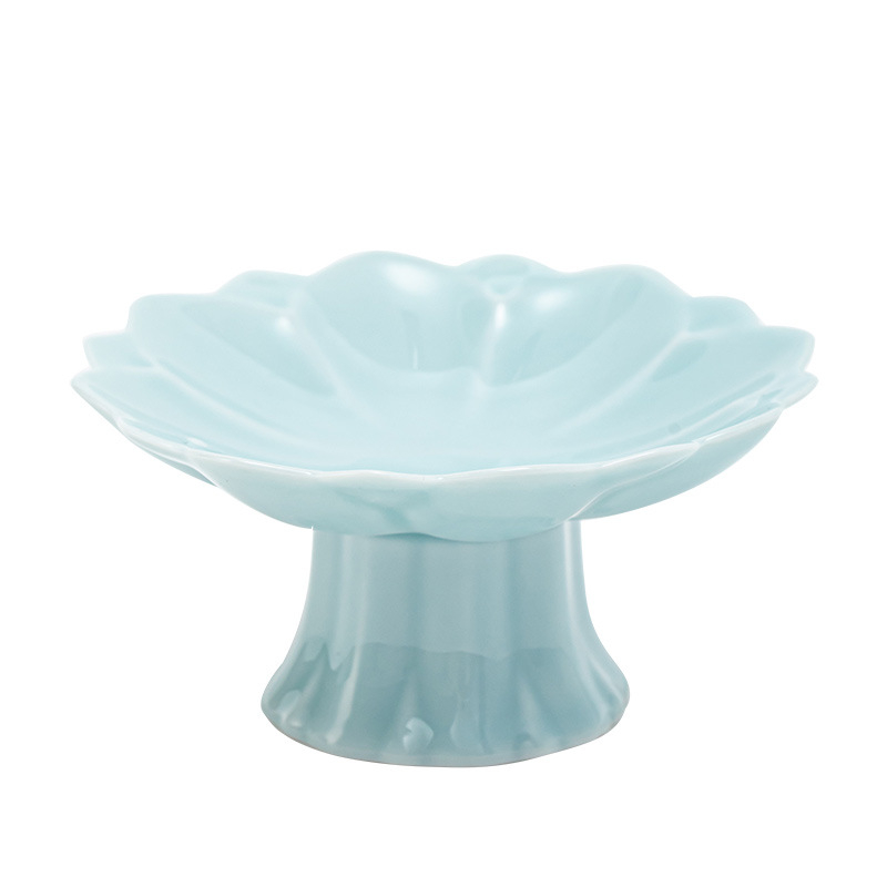 Порцеланова чиния за плодове, луксозен дзен стил и ретро дух, марка Wuxi Tang, пускана през 2024 г.