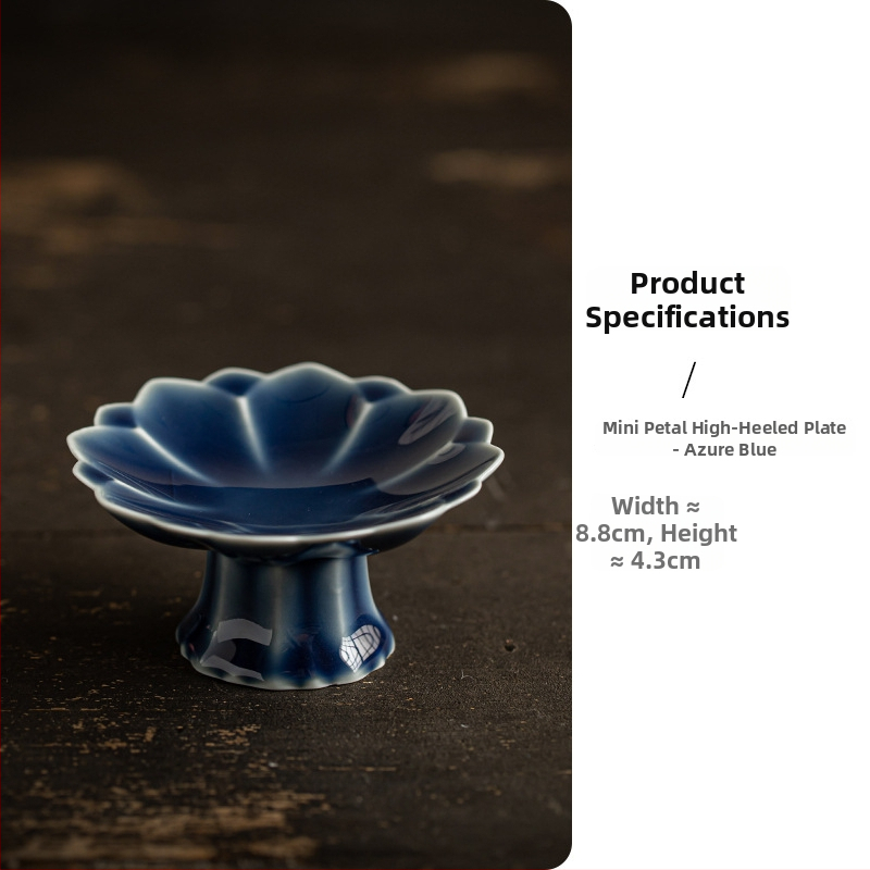 Порцеланова чиния за плодове, луксозен дзен стил и ретро дух, марка Wuxi Tang, пускана през 2024 г.