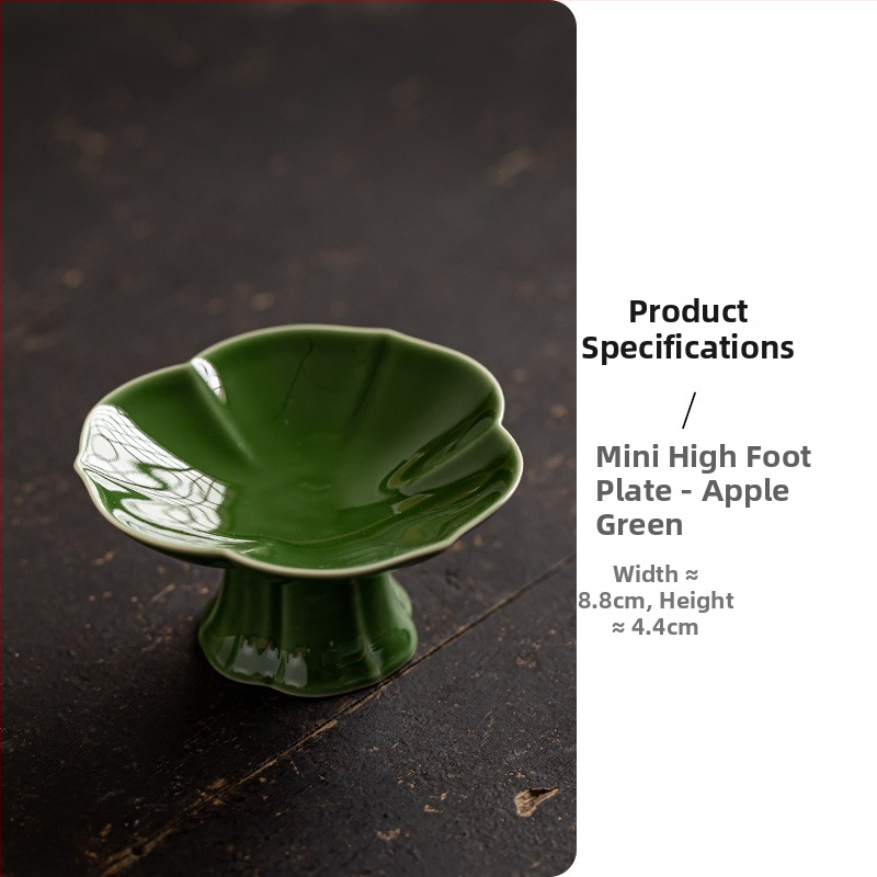 Порцеланова чиния за плодове, луксозен дзен стил и ретро дух, марка Wuxi Tang, пускана през 2024 г.