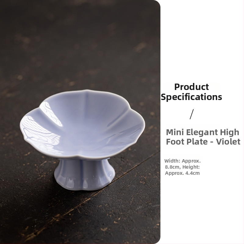 Порцеланова чиния за плодове, луксозен дзен стил и ретро дух, марка Wuxi Tang, пускана през 2024 г.