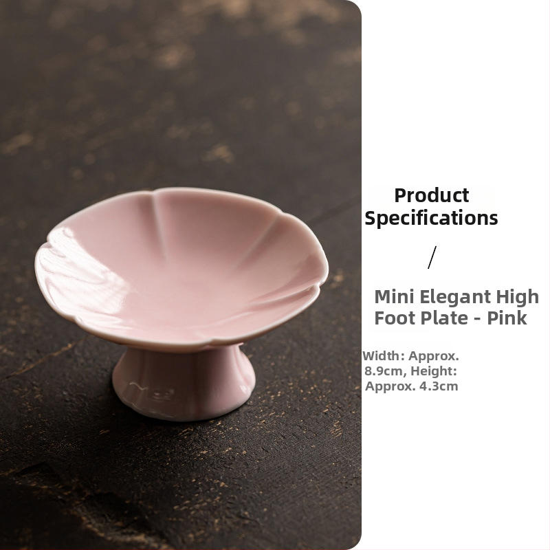 Порцеланова чиния за плодове, луксозен дзен стил и ретро дух, марка Wuxi Tang, пускана през 2024 г.