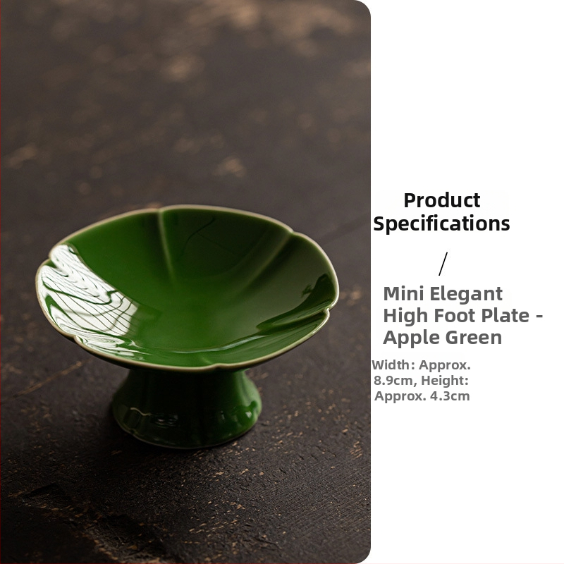 Порцеланова чиния за плодове, луксозен дзен стил и ретро дух, марка Wuxi Tang, пускана през 2024 г.