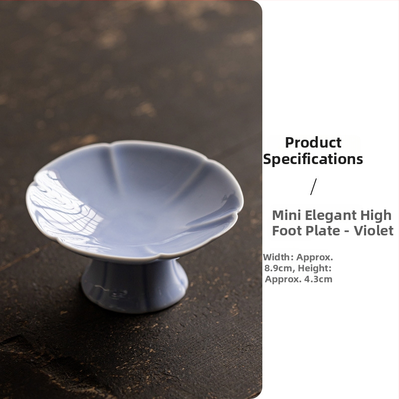 Порцеланова чиния за плодове, луксозен дзен стил и ретро дух, марка Wuxi Tang, пускана през 2024 г.