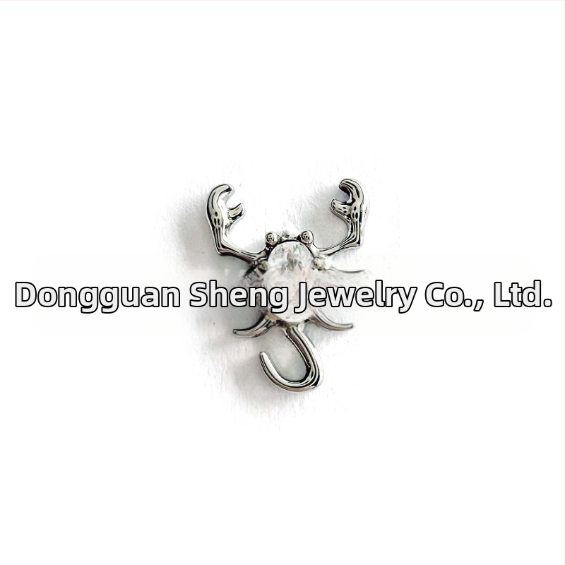 Skorpionu auss studij ar cirkoniju iekšējā vītnes, G23 titāns, ģeometrisks dizains, universāls