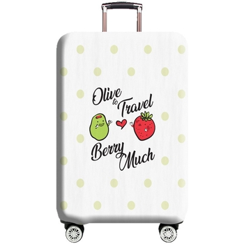 Acoperire de protecție pentru bagaje, poliester, model cu litere, rezistent la uzură, stil urban minimalist