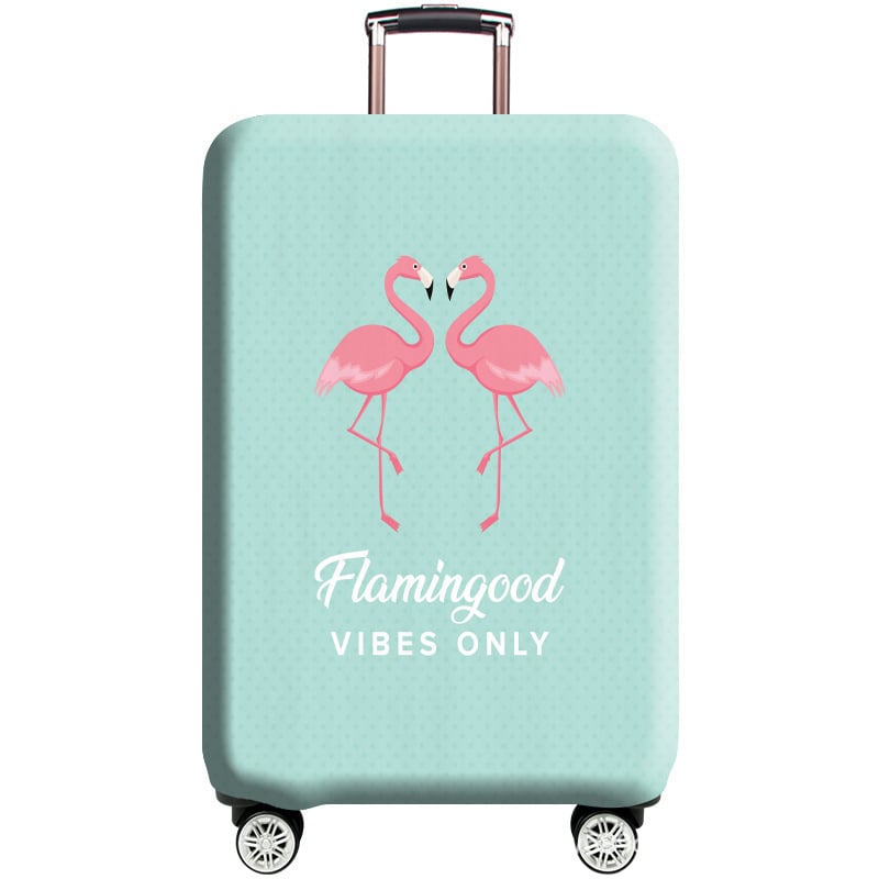 Acoperire de protecție pentru bagaje, poliester, model cu litere, rezistent la uzură, stil urban minimalist