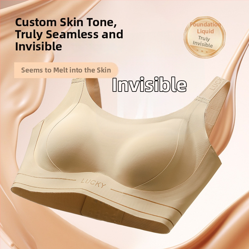 Sutien sport cu cupa 3/4, cupe subțiri modelatoare, bretele șnur, închidere din spate cu patru rânduri de catarame, țesătură respirabilă Nylon/Spandex