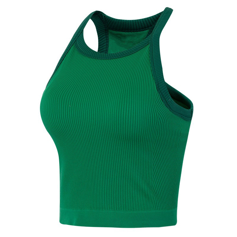 Αθλητικό τοπ τύπου γιλέκο με ενσωματωμένες επενδύσεις για το στήθος, ελαστική στήριξη, νάιλον ύφασμα, για γυναίκες
