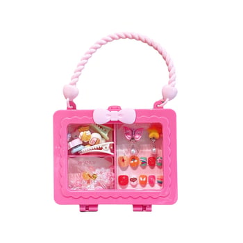 DIY dječji set za izradu ogrlice s perlicama i dodacima za torbicu – Kisiod, plast/smola, precizna izrada, crtani stil, za uzrast 3–10 godina