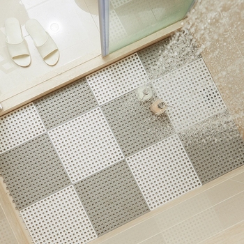 Nordiska stila vannas istabas pretizlīdēšanas paklājiņš, griezamam dušas paklājiņam, plastmasas, pielāgojams