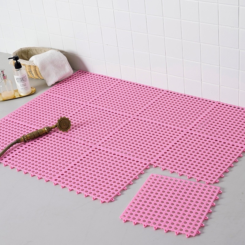 Nordiska stila vannas istabas pretizlīdēšanas paklājiņš, griezamam dušas paklājiņam, plastmasas, pielāgojams