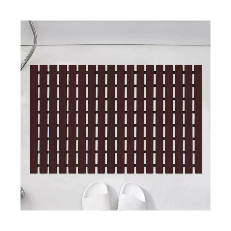 Kupaonska protuklizna podloga – pravokutnog oblika, gumena, minimalisticki stil, prilagodljiva, čišćenje ispiranjem