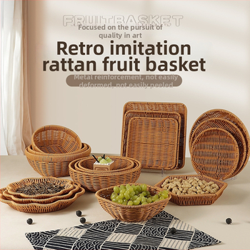 Пластмасов кош за плодове Fujida; стил: Нов китайски стил; луксозно ретро; пуск през пролетта 2014.