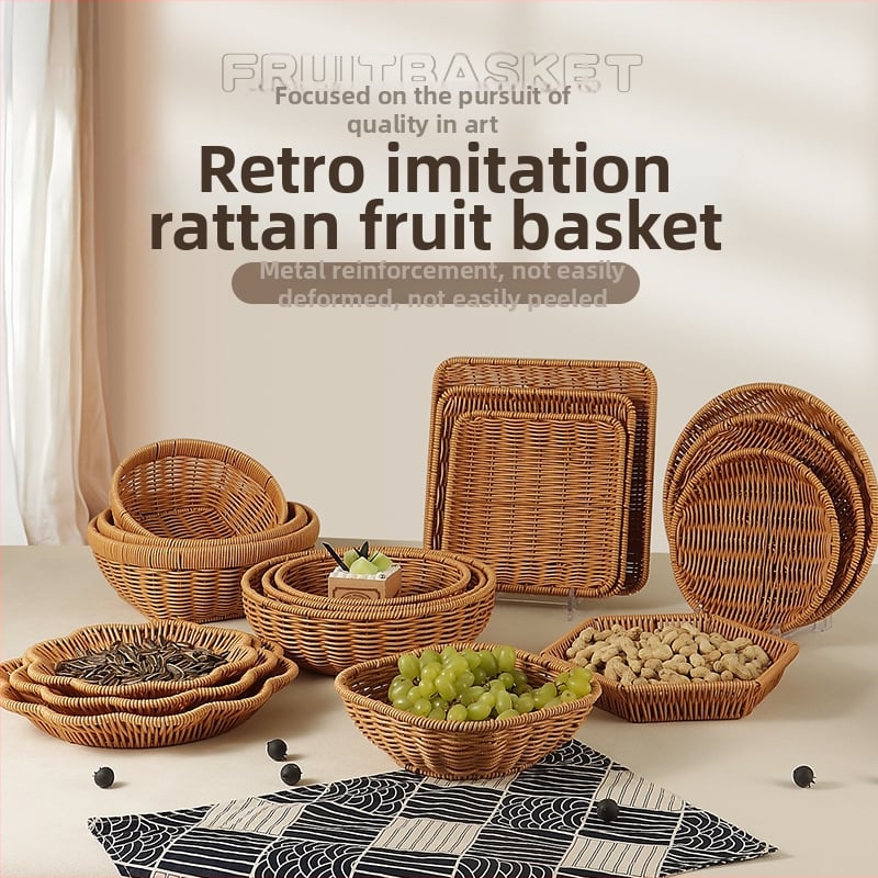 Пластмасов кош за плодове Fujida; стил: Нов китайски стил; луксозно ретро; пуск през пролетта 2014.