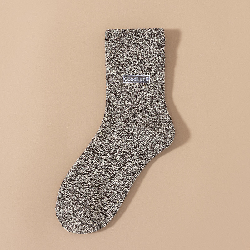 Ziemas vilnas zeķes vīriešiem, vidēja garuma līdz ceļgalam, bieza, silta un mitrumu vadāmās, vienkrāsainas