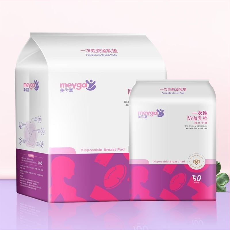 Tampoane de sân de unică folosință pentru alăptare, anti-scurgere, respirabile din bumbac