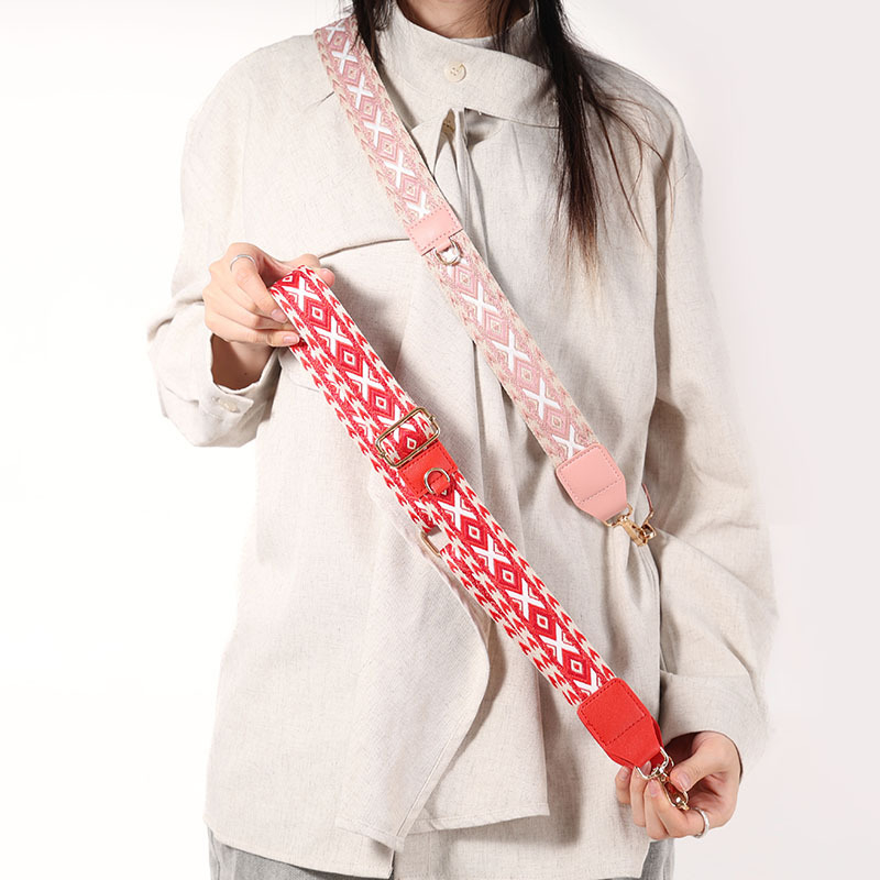 Ιμάντας ώμου για τσάντες - πολυεστέρας, αντιβακτηριακός και ανθεκτικός στη φθορά, επεκτάσιμος, μειώνει το φόρτο - μοτίβο με γράμματα