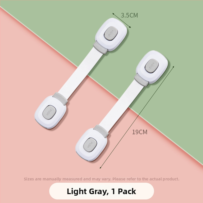A tipa aizvērējs durvīm un atvilktnēm, modelis yx-drawer latch, materiāls ABS/PVC, dubultā aizvēršanas dizains