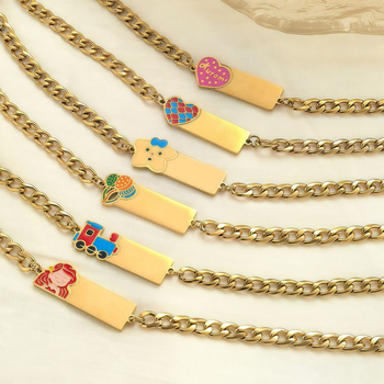 Гривна с дизайн на панделка, неръждаема стомана, 18K покритие, код на продукта 25wb034